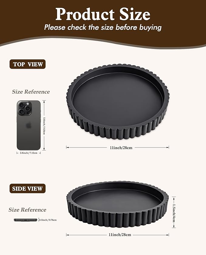 Round Decorative Tray for Coffee Table, Modern Round Coffee Table Tray for Home Decor, Table Centerpieces Serving Tray for Living Room, Office, Dining Room, Kitchen Island（Black）