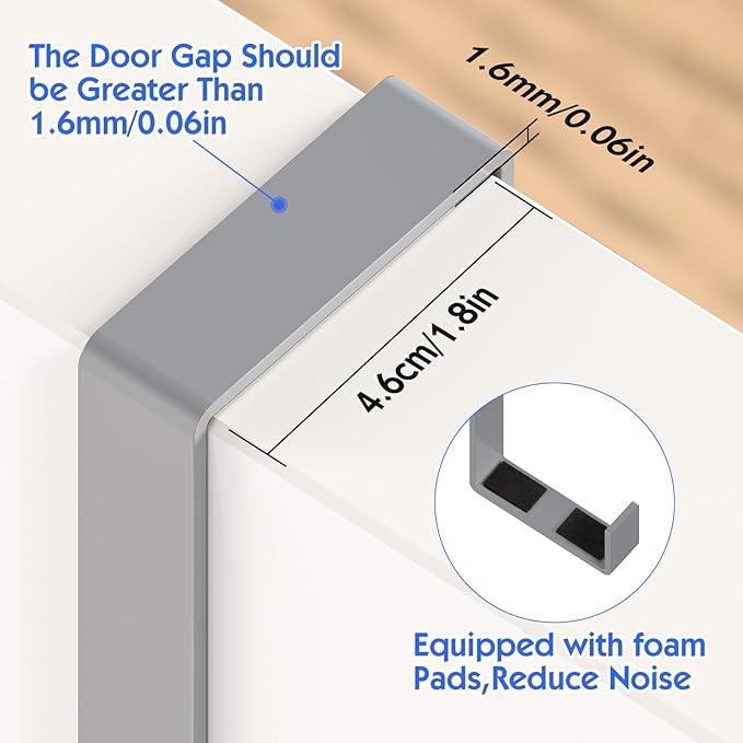 Over The Door Hooks for Hanging, 14 Hook Over Door Hanger and Towel Rack for Bathroom