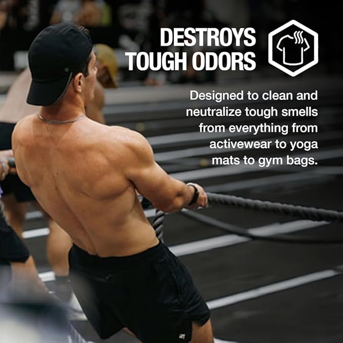 HEX Performance Deodorizing Spray, Fresh, 44oz (Pack of 2) - Awesome for Shoes, Gear, Activewear & Fabrics, Yoga Mats & Gym Equipment, Carpet, Pets, Odor Eliminator & Fabric Refresher Spray