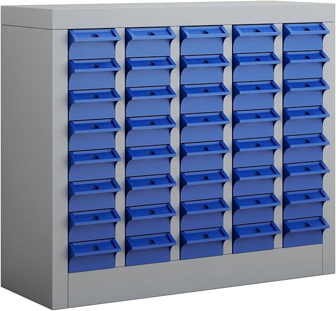 40 Drawers Parts Cabinet Bolt and Nut Tool Storage Cabinet Part, Drawer Plastic Tool Organizer with ABS Material for Hardware Storage, Hardware Organizer