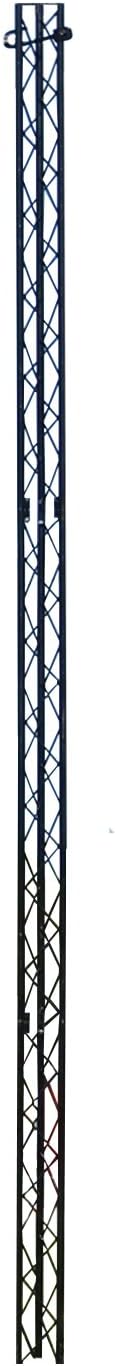 Pylex Utility Outdoor Post 16 Feet Total (11 Feet Above Ground – 5 Feet in Ground) - Light Outdoors Posts, Clothesline Pole, Sentinel Camera, Antenna, No Concrete Need, Steel Bake Powder Finish 10736