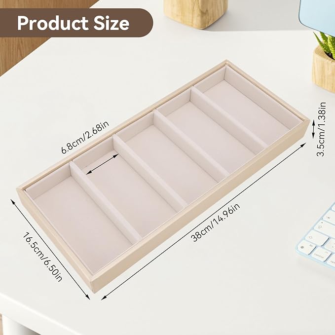 Glasses Box Tray, Sunglass Tray Stackable Glasses Display Organizer Jewelry Organizer for Watch Holder 14.96 * 6.5IN