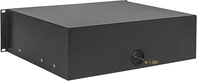 Sound Town 19-inch 3U Locking Rack Drawer, with Protection Foam (STRD-3D)