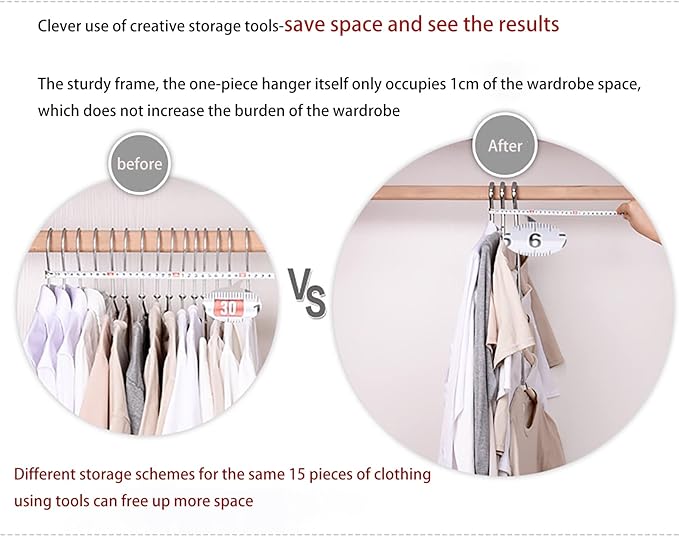 Multi-Layer Clothes Hangers Blouse Tree Hangers 3 Pack 5 in 1 Non Slip Space Saving Stainless Steel Shirt Hangers Closet Organizer（3，Grey）