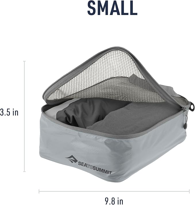 Sea to Summit Travelling Light Garment Mesh Bag Packing Organizer, Small, HighRise Grey