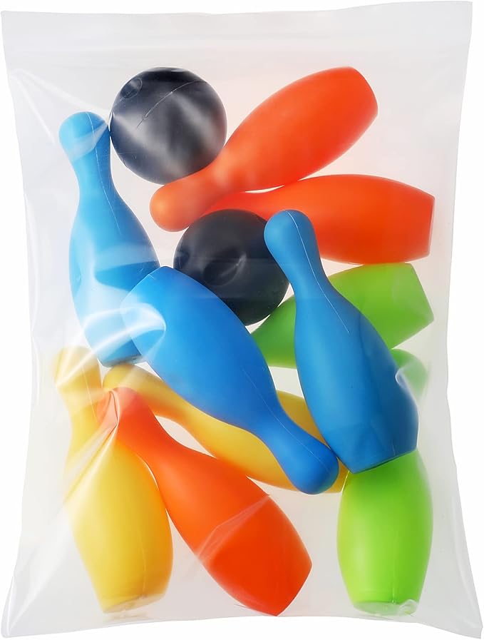 14" x 20" Large Thick 5 Mil Clear Zip Poly Lock Plastic Bags With Zipper 2 Gallon Reclosable Zip Bags Clothing T-Shirt Pants Toys Storage Bag Heavy-Duty-20PCS
