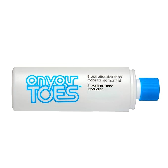 On Your Toes Natural Foot and Shoe Odor Eliminator –Shoe Deodorizer with Body Powder to Neutralize Smelly Odors – Long-Lasting, Fast-Acting Foot Powder for Kids and Adults (3 Pack)
