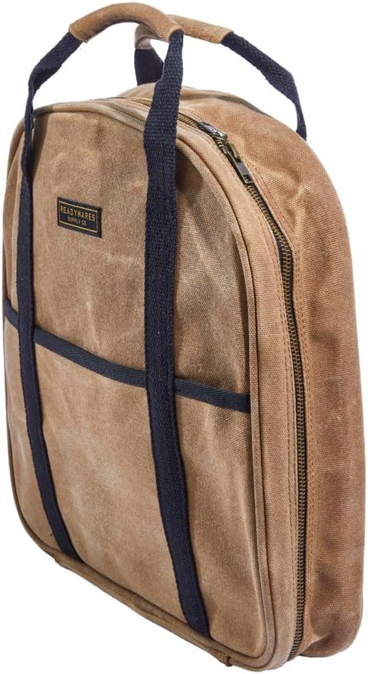 Readywares Waxed Canvas Cable Bag For Jumper Cables, EV Charging Cables, Tow Straps and More