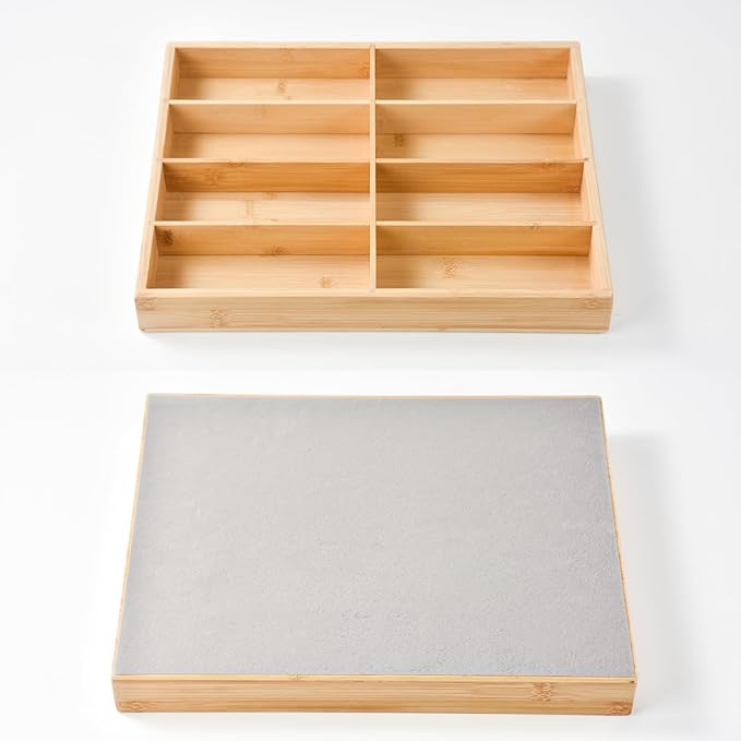 Natural bamboo Glasses Eyeglass Eyewear Sun glasses Sunglasses Box Storage Case Tray Display Showcase Organizer Box