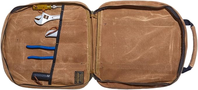Readywares Waxed Canvas Cable Bag For Jumper Cables, EV Charging Cables, Tow Straps and More