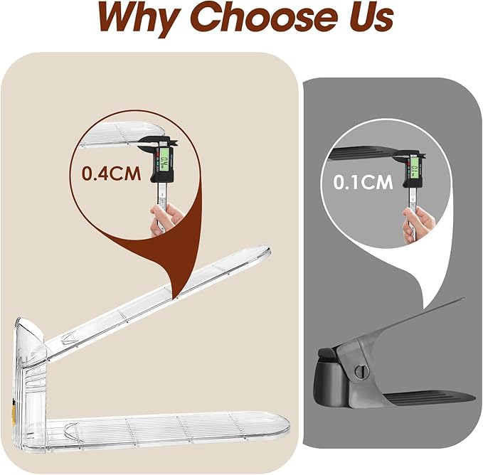 10 Pack Clear Shoe Slots Organizer for Closet, Adjustable Shoe Stackers for a Pair of Shoes,Shoe Storage Shoe Space Saver 50% Shoe Shelf Display Holder for Closet