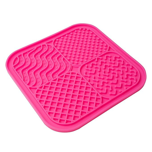 Silver Brush Limited 9060 Silver Essentials Multi-Quadrant Brush-Cleaning Silicone Mat for Makeup Brushes, Makeup Applicators, and Makeup Sponges, For Home and Travel, 2 Pack