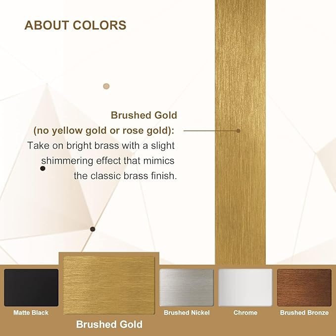 ANDY STAR Brushed Gold Oval Bathroom Mirror, 24x40 Inch Brass Oblong Mirrors for Wall, Modern Vanity Mirror in Stainless Steel Metal Tube Frame, Wall Mount Horizontal or Vertical