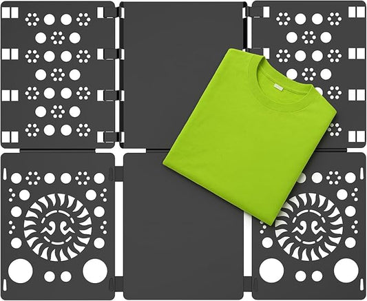 BoxLegend V3 Shirt Folder Board Tshirt Clothes Folder Folding Board Durable Laundry Sorter Helper Liner, Black