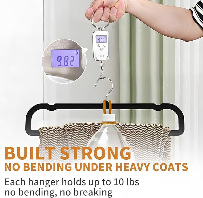 30 Pack Velvet Pant Hangers, Non Slip Thin Space Saving Trouser Hanger with 30 Hooks, 360° Swivel Hook Strong Durable Slim Clothes Hanger for Shorts, Jeans, Tank Top, Scarves