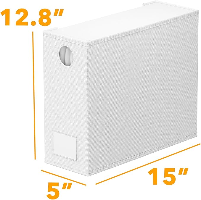 SpaceAid 4 Pack Bed Sheet Organizers and Storage, Foldable Sheet Organizer for Linen Closet, Sheets Set Folder Keeper with Window XL (Queen & King Size) Organizing Bedding Container, White