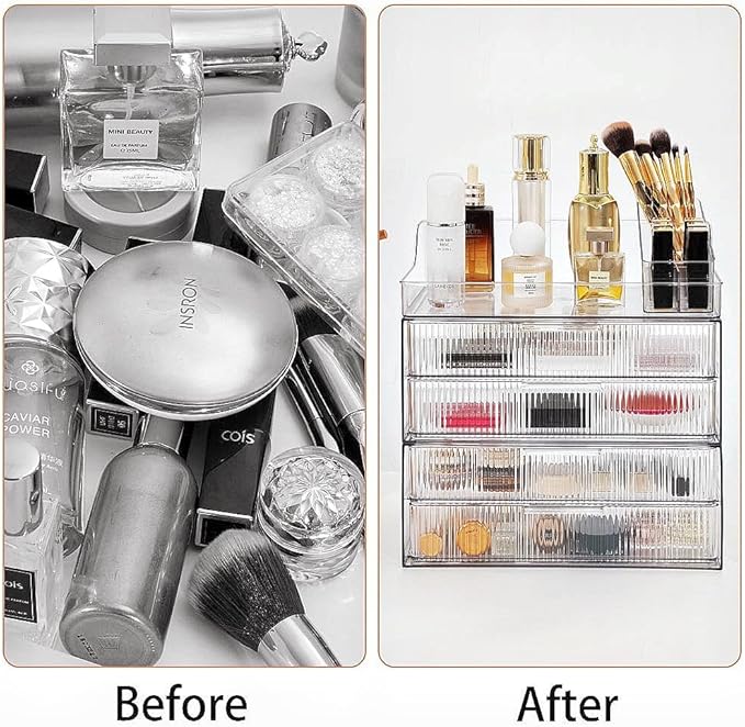 Makeup Organizer Countertop Large Cosmetic Display Cases Cosmetic Organizer Skin care Organizer