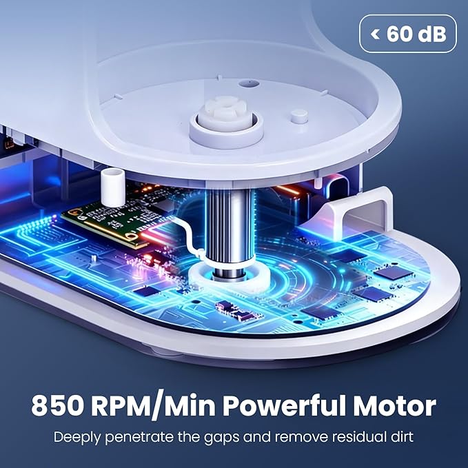 Electric Makeup Brush Cleaner Machine With Drying Function, Smart Touch Control, USB Charging, Detachable Automatic Cleaner Brushes Cleaner Tool for Beauty Makeup Brush Set (White)