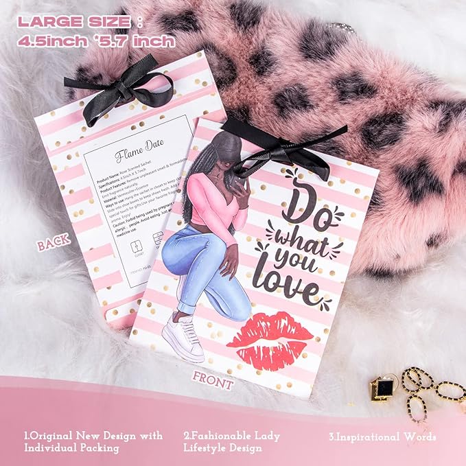 6 Pack Inspirational Scented Sachets - Valentines Day Girlfriend Gifts for Wife | Natural Moth Repellent for Closets, Air Freshener for Home | Shoe & Car Deodorizer for Drawer(Lavender, Rose, Jasmine)