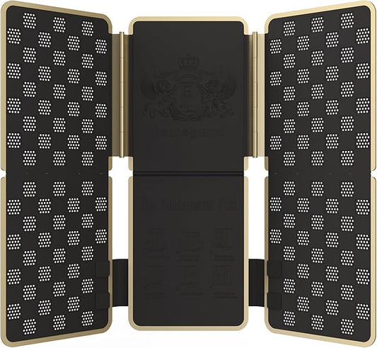 BoxLegend Shirt Folder V7 Metal for Wear Resistance Clothes Folding Board Storage Tshirt Folder Board Metal Edging and Joints Laundry Folding Board Black