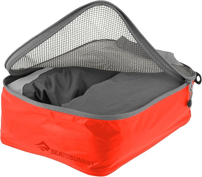 Sea to Summit Travelling Light Garment Mesh Bag Packing Organizer, Small, Spicy Orange