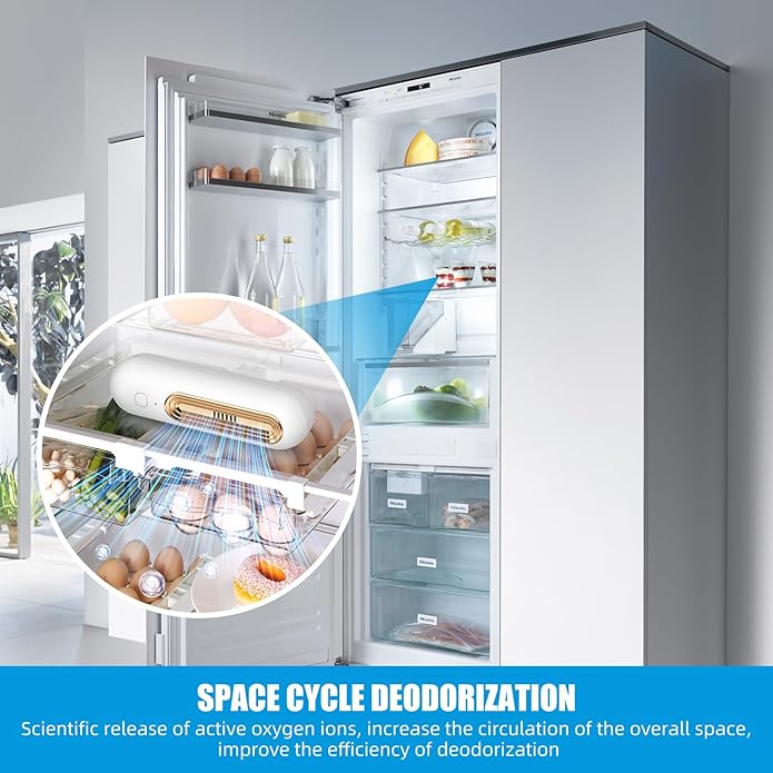 Portable Shoe Odor Elimination Deodorizer with O-zone for Shoes For Sneaker, Boot, Leather Shoes, Refrigerator