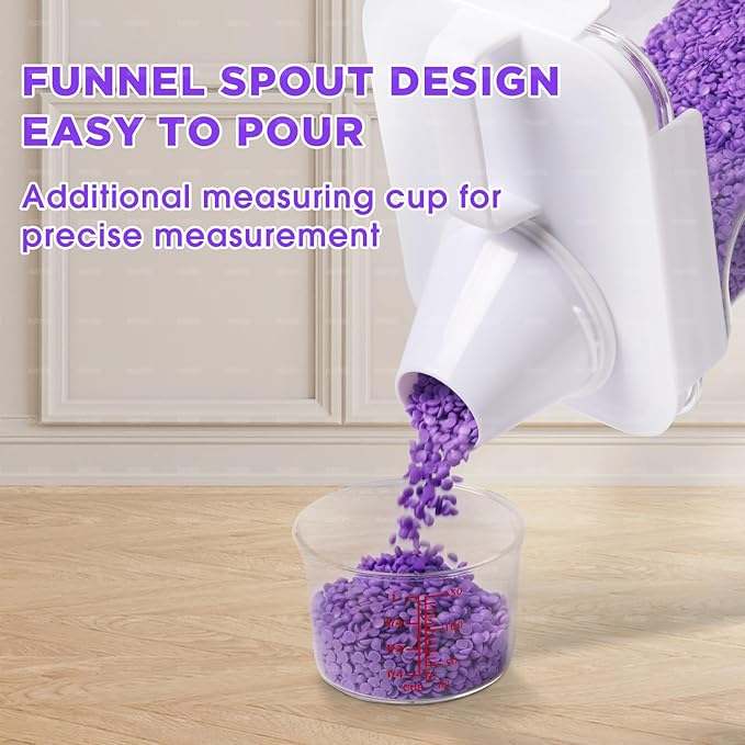 [3 Pack] Liquid Laundry Detergent Dispenser for Laundry Room Organization and Storage, 95oz Large Capacity Laundry Soap Containers with 12 Removable Labels, BPA Free & PET Plastic Clear