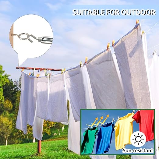 Turnbuckles for Cables Wires, 100Ft White PVC Coated Cable Kit, 7 × 7 Strands Core Wire Rope for Clothesline Wire for T Post/Grape Vine/String Light Hanging Kit