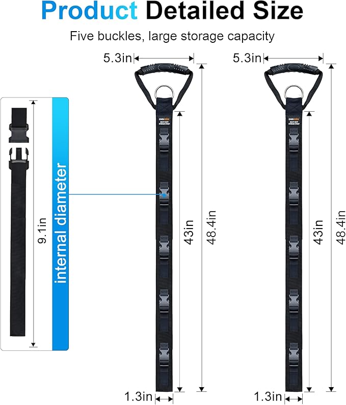 Extension Cord Organizer 2 Pack with 5 Slots Heavy Duty Wall Mounted Extension Cord Holder Space Saving Extension Cord Storage for Home and Garage