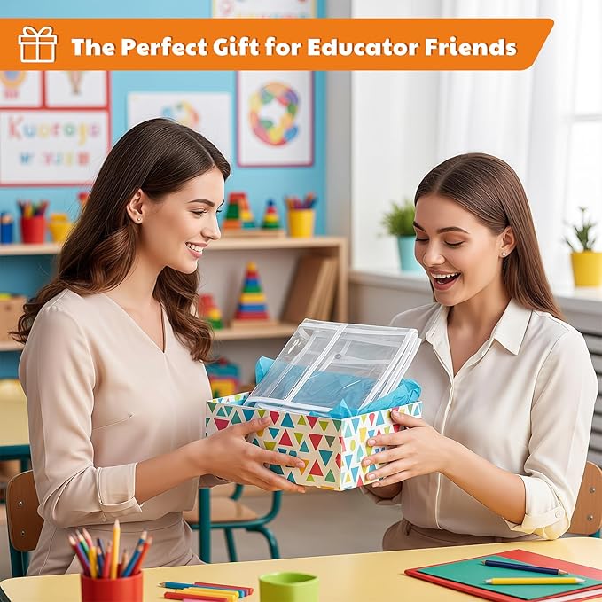 2 Pack Classroom Headphone Storage Organizer with 40 Pockets, PVC Clear Headphone Holder for Classroom Storage Office School Teaching Aids Storage Home Over-the-Door Hanging Bag with 102 Labels (2pcs)