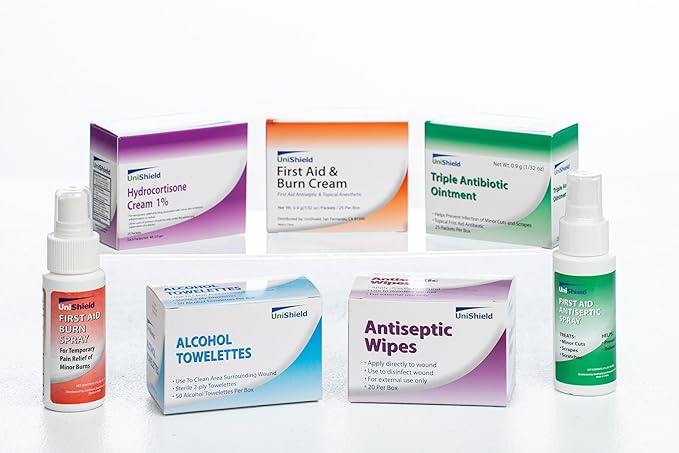 Restaurant Metal First Aid Cabinet, Wall Mountable (Class A with Tablets, 4 Shelf)