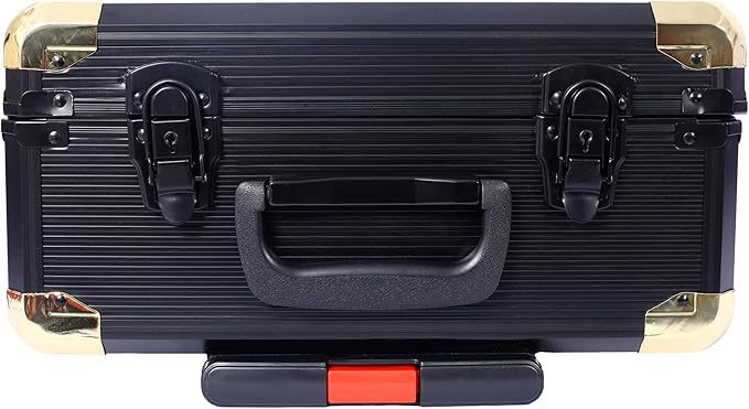 969pcs Home Repair Tool Set Kit for Men, Toolbox Storage Case with 4 Drawers, General Household Tool Kit with Rolling Tool Box, Tool Set Kit for Maintenance, Garden, Homeowner, Handyman -Black