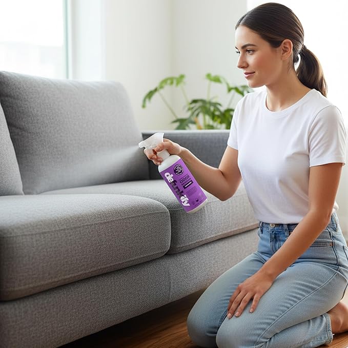 Fabric Freshener Spray, 32oz. 'Lavender' Odor Remover Spray. Shoe Deodorizer, Carpet Deodorizer, Odor Eliminator for Strong Odors Cleaning Supplies. ProvenSafe™ Fabric Freshener for Sensitive Gear