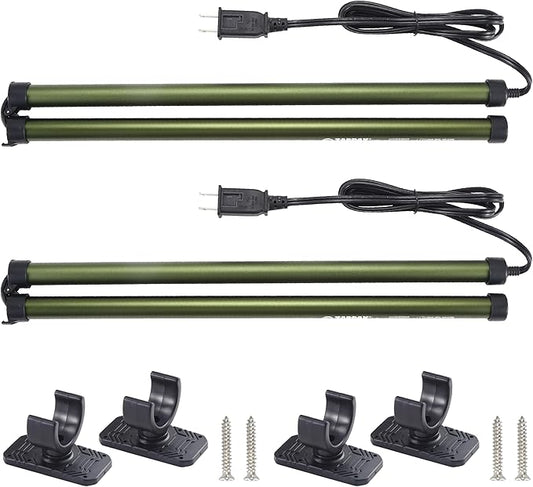 2 Pack Gun Safe Dehumidifier Rod | Dehumidifier Rod For Enclosed Spaces, Gun Safe & Vault, Cabinets | Protect Valuables & Stop Humidity, & Moisture | Foldable, 4 Mounting Brackets | 32''/81cm