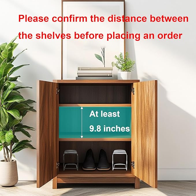 CiBiZi Shoe Slots Organizer 20Pack Metal Shoe Stackers for a Pair of Shoes Display Shelf Shoe Holder Shoe Storage Closet Organizers Shoe Space Saver Organizador de Zapatos White