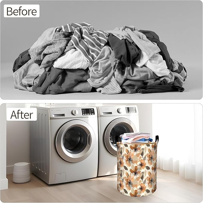 Cool Raccoon Sunset Drive Laundry Basket 19.7"x15.7", Collapsible Dirty Clothes Waterproof Cute Animal Laundry Hamper Organizer Toy Storage Bin for Dorm Nursery Bathroom Decor
