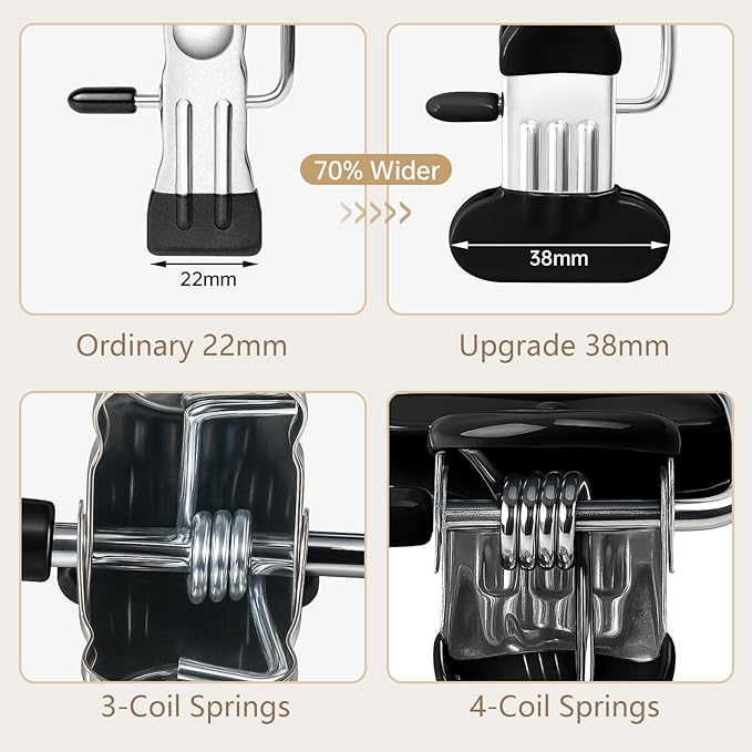 60 Pack Wide Leggings Hangers for Closet, Metal Pants Hangers with Clips, Non-Slip Skirt Boot Jeans Hanger, Stackable Closet Organizer Space Saving Black