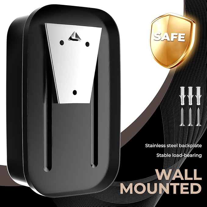 Commercial Soap Dispenser Wall Mount Stainless Steel Soap Dispensers Liquid Manual Anti-Leak Pump Hand Soap Dispenser for Bathroom Kitchen Black (28 fl.oz./800ml)