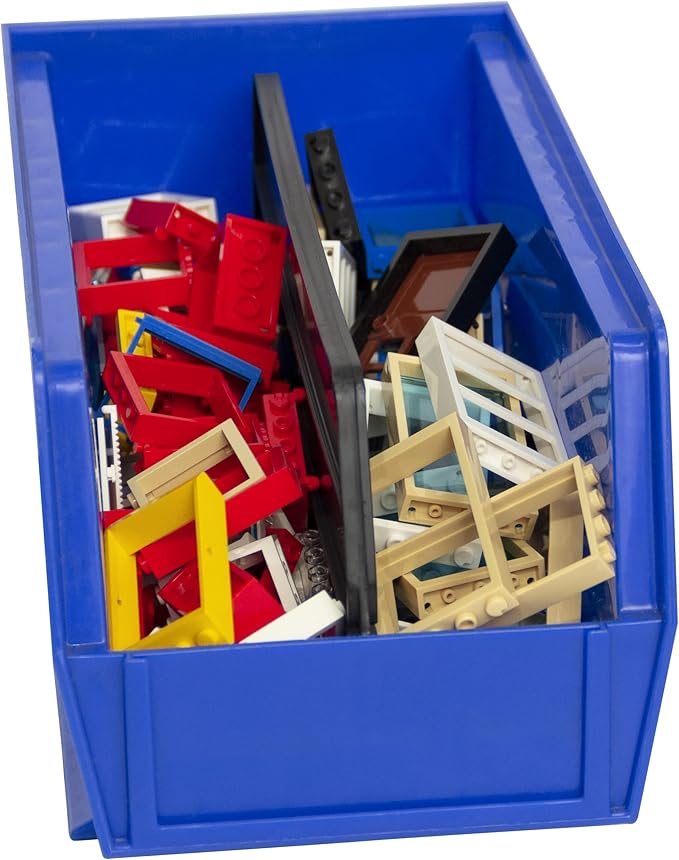 Akro-Mils Hanging Storage Bins and Wall Mount Panel Bundle (12-Pack + Single)
