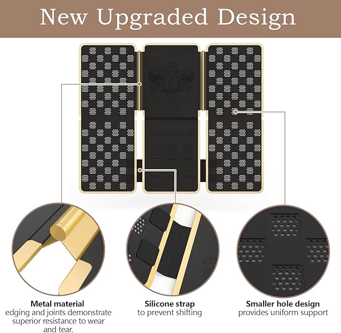 BoxLegend Shirt Folder V7 Metal for Wear Resistance Clothes Folding Board Storage Tshirt Folder Board Metal Edging and Joints Laundry Folding Board Black