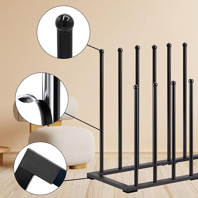 Boot Rack Shoe Cabinet Metal Shoe Rack for Closet Shoe Organizer for Closet for 8 Pairs Free Standing Shoe Racks Shoe Cabinet Storage for Entryway Bedroom, Patio Outdoor, Hallway large Boot Tray