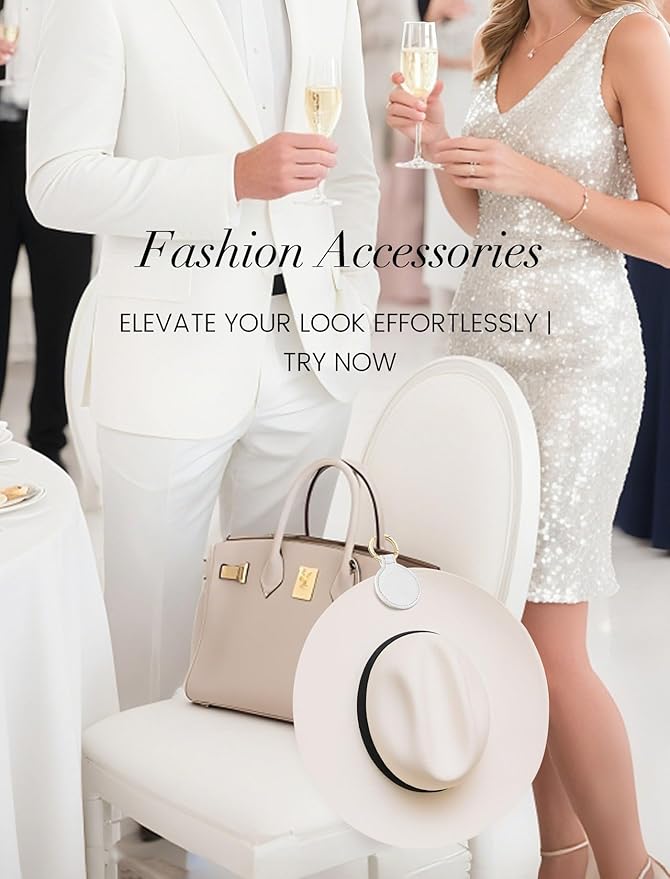 Niveaya Magnetic Hat Clip for Travel on Bag - Magnet Storage Hook, Vacation Traveling Essentials Accessory White