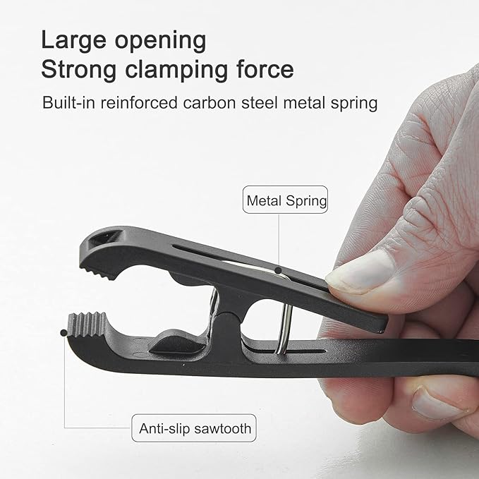 12 Pcs Large Clothes Pins Towel Clips, Multipurpose Clothes Pins Hook, Strong Plastic Clothes Hanger. S Hook for Shower Curtain Laundry Clothes pins