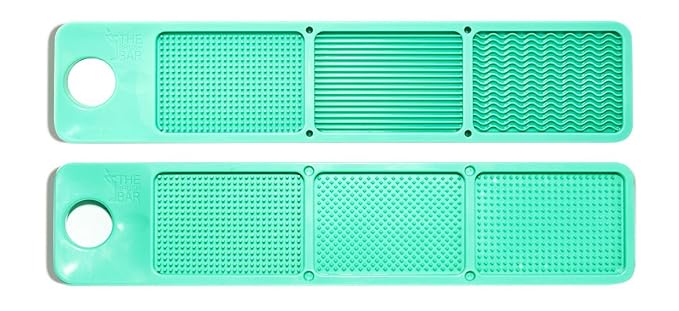 Mat Makeup Brush Cleaner - Exfoliating Pad for Deep Cleaning Foundations Brushes