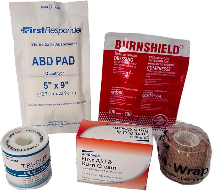 Restaurant Metal First Aid Cabinet, Wall Mountable (Class A with Tablets, 3 Shelf)