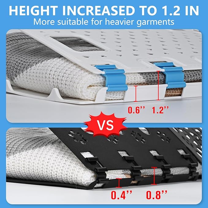 BoxLegend Shirt Folder Board Enlarged Version,Tshirt Organizer for Easy Use ,Laundry Folding Board for Sweaters, Hoodies, and thick Clothing