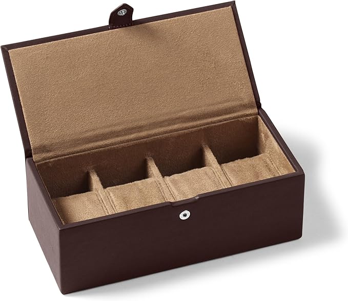 Leatherology Brown Watch & Bracelet Box
