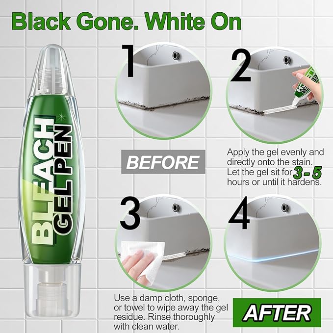 Bleach Gel Pen for Clothing, Laundry Stain Remover