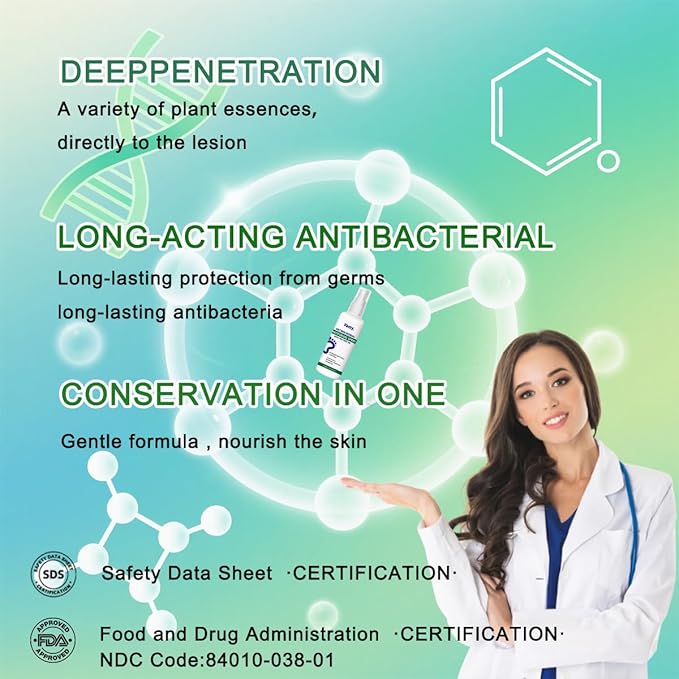 VAMY Natural Foot & Shoe Deodorizer Spray -Athletes Foot Spray, Natural Foot Care for Itching & Odor Relief, Soothing Formula with Botanical Extracts. Fragrance Free (1 PCS)