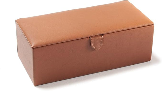 Leatherology Cognac Watch & Bracelet Box